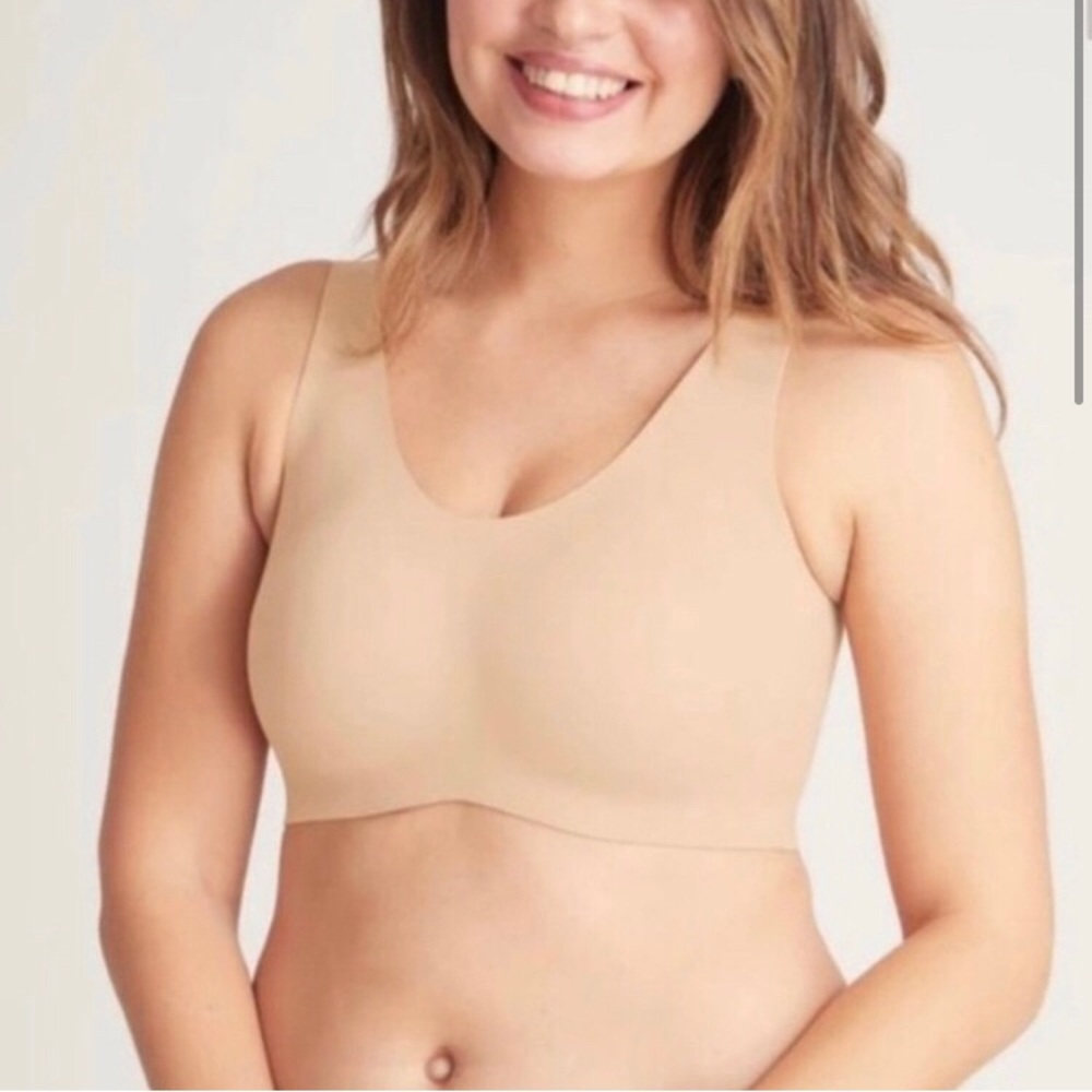 Knix LuxeLift pull over bra L+ nude